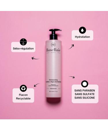 RoseBaie - My Hair Routine - Prickly Pear - Shampoo 500 ml - Mask 500 ml - Serum 100 ml +1 Free Random Color Scrunchie - Buy Online on GoSupps.com