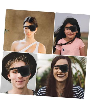 BCOATH 6 Pcs Single Eye Mask 3d Eye Patch Eye Patch Pirate Lazy Glasses Compact Eye Patch Goggles Polyester - Buy Online on GoSupps.com