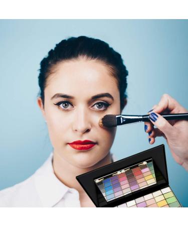 DanziX 70Pcs Metal Stickers for Magnetic Palette + 2 Depotting Spatula - Empty Eyeshadow Makeup Palette - 35 Round & 35 Square Stickers - Buy Online on GoSupps.com