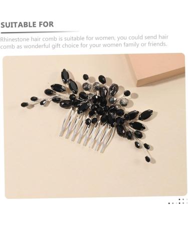 MAGICLULU Bridal Hair Side Comb Side Hair Combs Wedding Hair Comb Hair Pins Gold Hair Clips Wedding Rhinestone Hair Comb Bride Hair Accessories for Women Bridal Hair Comb The Flowers Hairpin - Buy Online on GoSupps.com