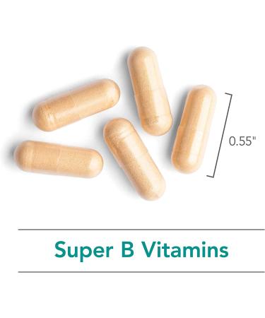 Nutricology Super B Vitamins - 120 Vegetarian Capsules for Energy & Health - Buy Online on GoSupps.com