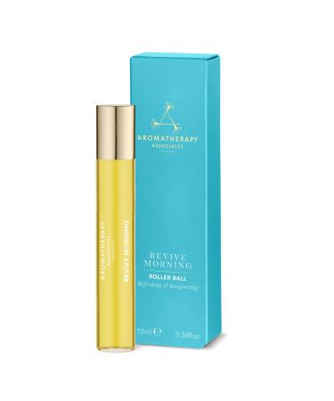 Aromatherapy Associates Revive Morning Rollerball 10ml. Intensely concentrated aromatherapy oils. 100% natural formulation infused with Neroli and mood enhancing Grapefruit essential oils.