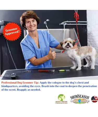 Bath & Brush Therapies Gingerbread Pet Cologne 4.5 oz for Dogs | Long-Lasting Odor Eliminator | Cruelty-Free & Paraben-Free | Biodegradable & Non-Toxic | Made in USA - Buy Online on GoSupps.com