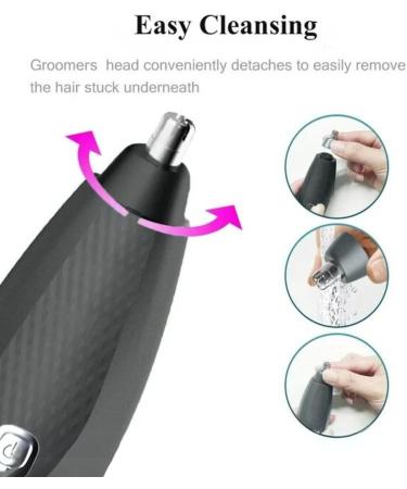 TOUCHBeauty Nose & Ear Hair Trimmer - Smart LCD Painless & Precise Cordless Waterproof Dual Edge Blades - Ideal for Men & Women Compact & Portable - Buy Online on GoSupps.com