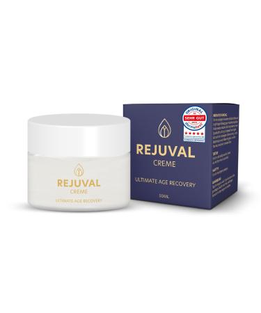 Rejuval anti -aging cream - organic botox cream with immediate effect and argireline matrixyl hyaluron cream face - anti -fold cream - forehead slats - moisturizer as a gift for women