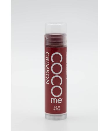 CocoMe Color Tinted Lip Balm (Crimson) -All Natural Organic Coconut Oil and Beeswax for moisture and nourishment - Buy Online on GoSupps.com