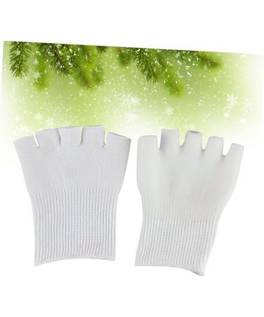minkissy 3 Pairs Thumb Bunion Corrector Moisturizing Gel Socks Open Toe Gel Socks Men Gel Toe Socks for Cracked Feet Open Toe Socks Gel Feet Sock Nursing Supplies White Heel - Buy Online on GoSupps.com