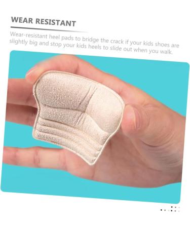 NOLITOY Heel Stickers - 4 Pairs Comfortable Half Size Heel Liners & Pads for Kids | Replaceable Shoe Supplies - Buy Online on GoSupps.com