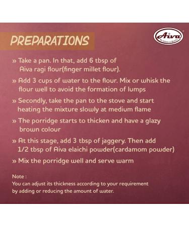 Aiva Finger Millet Flour 4 lb - Premium Ragi Flour for Healthy Recipes - Buy Online on GoSupps.com