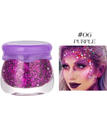 OTDOGUO Eye Glitter Eyeshadow Nail Glitter Gel Long Lasting Sparkling Sequins Festival Shinny Decoration 6 - Buy Online on GoSupps.com