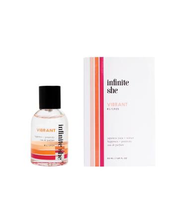 Vibrant Eau de Parfum 1.69 Fl Oz Japanese Yuzu and Vetiver Scent Women s Fragrance with Modern Botanicals Happiness and Positivity Vegan Formula and Paraben Free Vibrant 1.69 Fl Oz (Pack of 1)