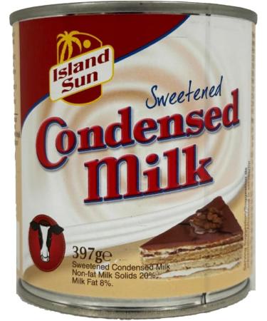 Island Sun Sweetened Condensed Milk Creamy Condensed Milk With No Added Preservatives Dairy Rich Sweetness 397G Pack Of 4 397.00 g (Pack of 4) - Buy Online on GoSupps.com