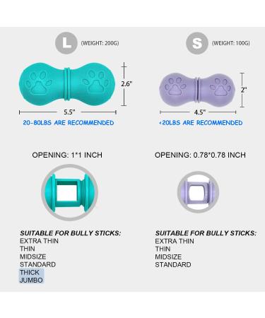 BoniVet 2023 Improved Bully Stick Holder for Dogs | Safe Chew Holder & Prevents Choking | Large Sea Blue | Shop Internationally - Buy Online on GoSupps.com