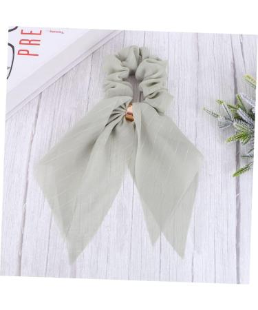 Green Hair Ties Hair Ribbons for Women Hair Ribbons for Girls Green Scrunchies Hair Bands for Women's Hair Scrunchies for Girls Long Hair Ring Cloth Hair Tie Bow Tie Ponytail Miss - Buy Online on GoSupps.com