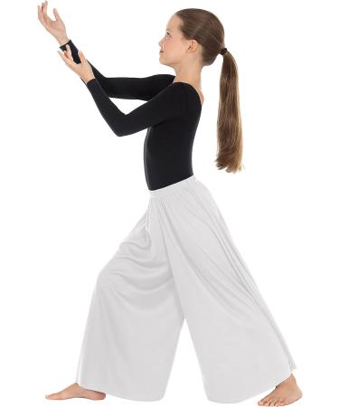 Child Palazzo Pants - Eurotard White (Small-Medium) - Buy Online on GoSupps.com
