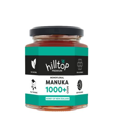 Hilltop Honey - Manuka MGO 1000+ - Monofloral - New Zealand - 225g 1000MGO - Buy Online on GoSupps.com