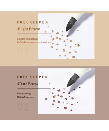 LOKFAR 2 Pcs Freckle Pen Set - Natural Lifelike Fake Freckles Makeup Tool in Dark Brown for Long-Lasting Sunkissed Look | Waterproof Dot Spot Pen - Buy Online on GoSupps.com