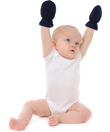 Boyiee 3 Pairs Baby Toddler Winter Mittens | Kids Fleece Warm Mittens 0-6 Months | Black Navy Blue Grey - Buy Online on GoSupps.com