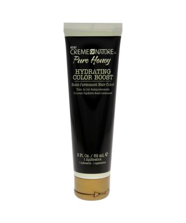 Creme of Nature Pure Honey Hydrating Color Boost - Silky Jet Black Semi-Permanent Hair Color 3 oz | Unisex International Shipping - Buy Online on GoSupps.com