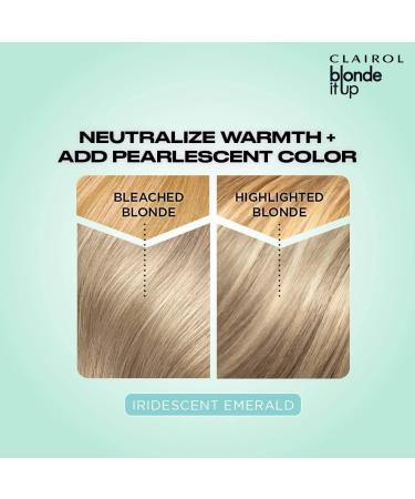 Clairol Blonde It Up Crystal Glow Toner Kit - Iridescent Emerald Iridescent Emerald 135 ml (Pack of 1) - Buy Online on GoSupps.com