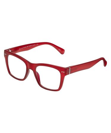 SAV Eyewear Blue Light Readers Barcelona +2.50 Red
