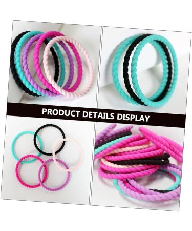 Operitacx Men's Silicone Bracelet Set - 5pcs Wristbands for Sports and Style - Buy Online on GoSupps.com