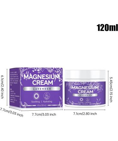  G n rique Organic Magnesium Cream Joint Relief Lotion 120 ml Nourishing and Soothing Daily Skin Care Moisturizing Cream for Calming Muscle Tension Discomfort & Cramps Relief - Buy Online on GoSupps.com