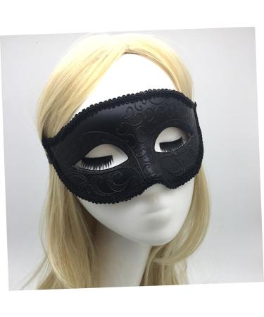 Ipetboom Dreses Masquerade Ball Black Outfit Wedding Halloween Mask Themed Prom Mask Unique Masquerade Halloween Costumes Masquerade Costume Eye Black Maskes Make up Men and Women - Buy Online on GoSupps.com