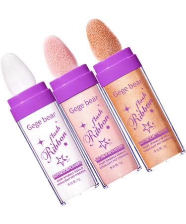 FOMIYES 15 Pcs Highlight Pat Powder Face Highlighter Glitter for Body Shimmering Powder Cosmetic Powdery 13.5x3.3cmx5pcs Assorted Colorx5pcs - Buy Online on GoSupps.com