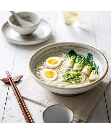 White Home Pasta Bowl 8.7in Large Ceramic Brown Edge Bowl Hotel Tableware Soup Bowl After-Dinner Fruit Salad Bowl for Catering and Home Kitchenware 22.3*12.5*7CM White - Buy Online on GoSupps.com