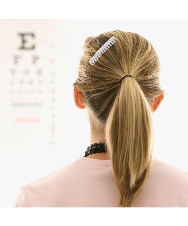 10pcs Transparent Side Combs - Vintage Twist French Hair Clips for Women's Bridal Wedding - Buy Online on GoSupps.com