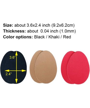 Unikstep 5 Pairs Shoe Sole Anti Slip Grips - Khaki | Non Skid Rubber Pads for Noise Reduction & Protection - Buy Online on GoSupps.com