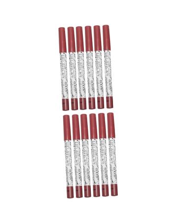 12pcs Lip Liner Lipstick Cosmetic Accessories Matte Lip Pencil Makeup Lip Liner An Fittings Waterproof Lipstick Women Lip Liner Waterproof Lip Liner Powder Make up Eyeliner