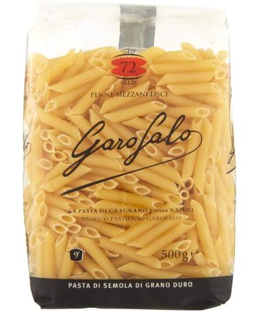 Garofalo Carnation Buckwheat Paste IGP Smooth Mezzani Pens No. 72 Durum wheat pasta 100% Neapolitan pasta Lot of 500 g