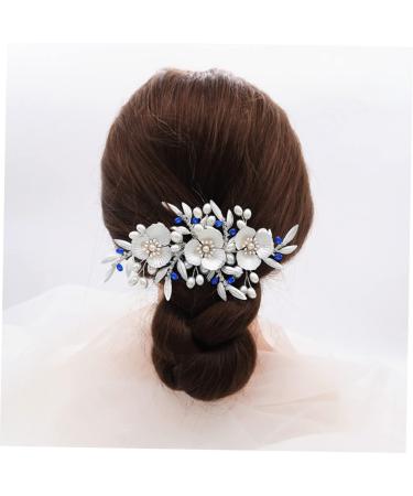 Housoutil Hair Comb for Bride Pearl Headpiece Pearl Hair Comb Wedding Hair Clip Bride Hair Clip Flower Bride Comb Pearl Hair Pin Flower Hair Comb Tiara Vintage Hair up Dinner Party - Buy Online on GoSupps.com