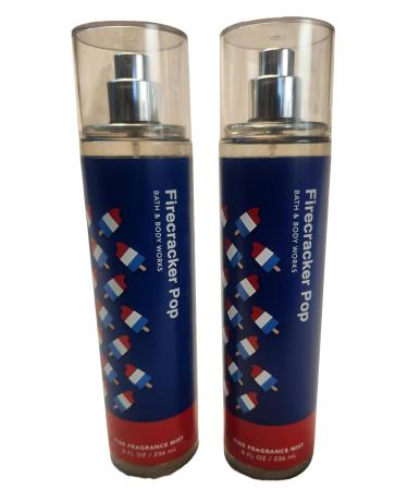 FIRECRACKER POP Full Size 2 piece Fragrance Mist - BUNDLE GIFT SET - 8 fl oz each for bath and body work