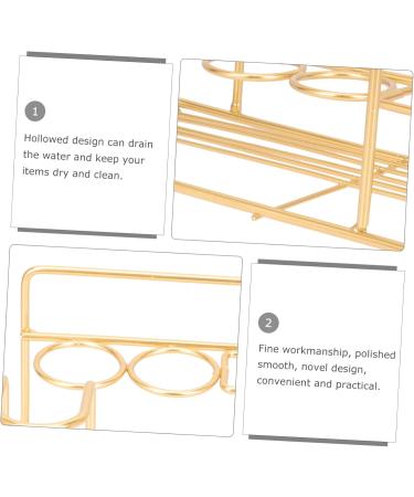 Zerodeko 2-Pack Rustproof Toothbrush Holder & Cup - Elegant Bathroom Organizer for Toothbrushes Razors & Makeup Brushes - Light Luxury Steel Design (24x14cm) - Buy Online on GoSupps.com