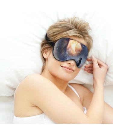 Space Hole Astronaut Sleep Mask - Adjustable Eye Cover for Sleeping and Travel - Men and Women - Buy Online on GoSupps.com