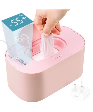 Baby Wipes Dispenser Wet Wipe Warmer for Babies Adjustable 40 -60 USB Powered Wipes Dispenser Box Portable