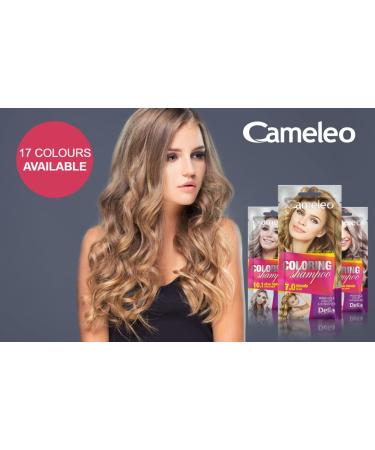 Cameleo Dark Blonde Tinting Shampoo - Ammonia-Free Color Refresh - Quick & Simple 40ml - Intense Color Refreshment in a Convenient Bag - Buy Online on GoSupps.com