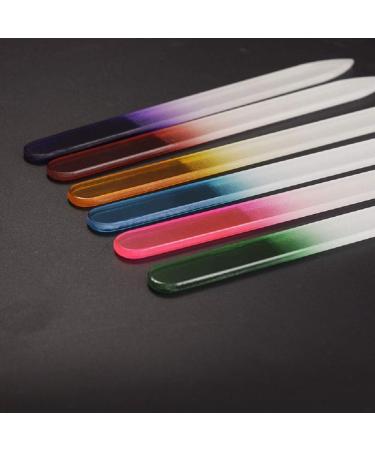 10 Pcs Glass Nail File Manicure Set - Professional Fingernail Care Tool - Buy Online on GoSupps.com