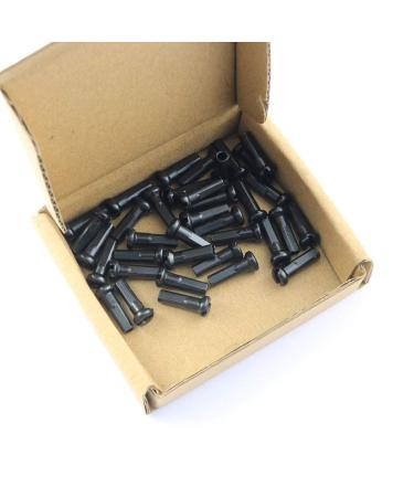 Pro Bamboo Kitchen 36pcs Mountain Bike Spoke Cap Black Carbon Steel Bicycle Spoke Cap 14G Nipple for 2mm Diameter Spokes - Buy Online on GoSupps.com