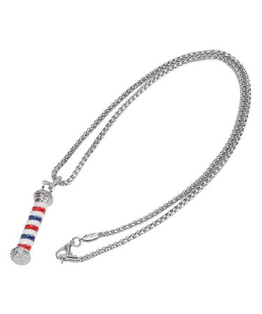Necklace Barber Alloy Light Pendant - Silver for Individuals & Hair Salons | International Shipping Available - Buy Online on GoSupps.com
