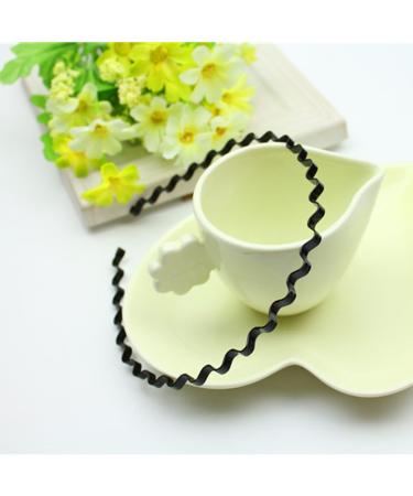FRCOLOR Metal Headband Wave Shape - 3PCS Hairband for Women & Men - Black for Sports Running & Football - Buy Online on GoSupps.com