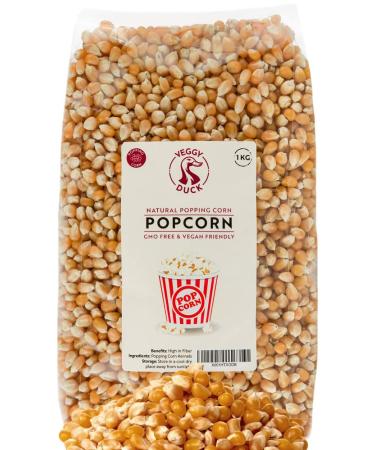 Popcorn Corn (1Kg) | Popcorn X-Large Pack 1Kg | GMO Free | Corn By Veggy Duck