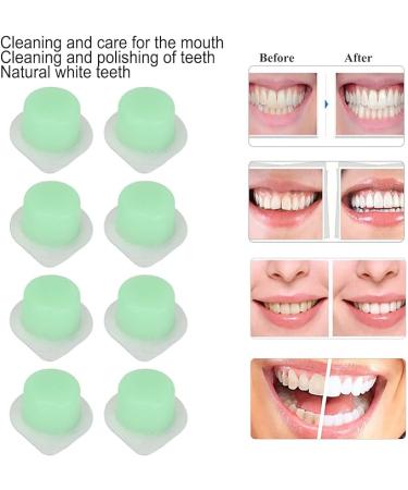 20pcs Teeth Polishing Cream - Safe Dental Whitening Paste for Oral Care - Green - Buy Online on GoSupps.com