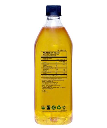 Daana Organic Sunflower Oil - Cold Pressed - 34 Fl oz - Pack of 1 - Buy Online on GoSupps.com