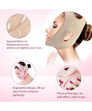 V Facial Mask for Cheek Lifting & Anti-Aging - Slim Belt & Double Chin Reducer - Buy Online on GoSupps.com