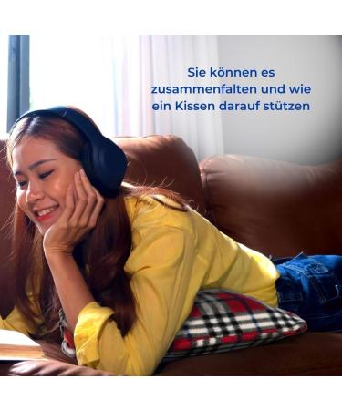 Mobiclinic Hot Water Bottle - European Quality 2L Natural Rubber Soft Cotton Cover Washable Checkered Pattern - 19.5x27cm - Buy Online on GoSupps.com