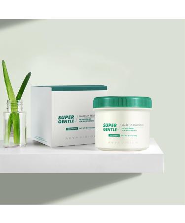 Super Gentle Makeup Remover Wipes - Plant-Based Sensitive Skin Facial Cleansing Pads 120 Count - Eye Makeup Removal - Buy Online on GoSupps.com